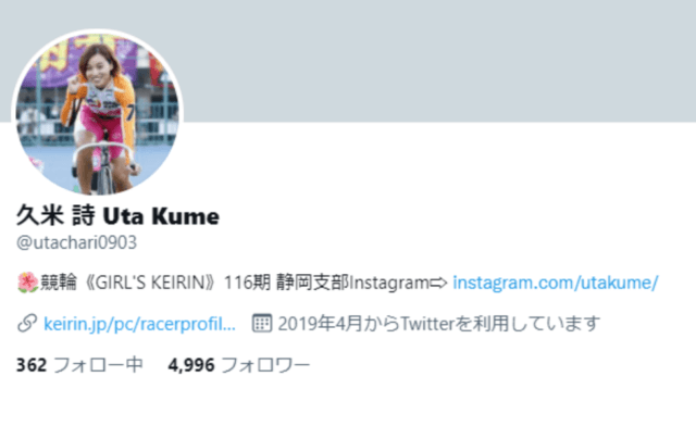 久米詩のツイッタ