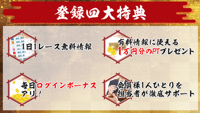 競輪神風_会員登録特典について