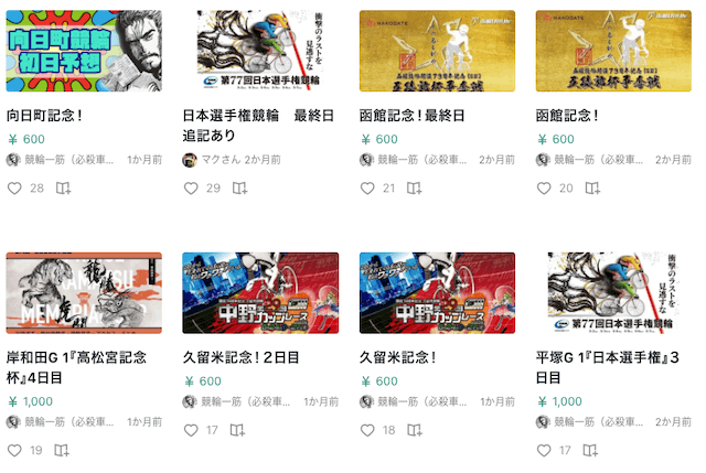 競輪予想屋相場