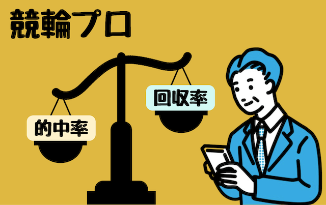 的中率よりも回収率を重視する