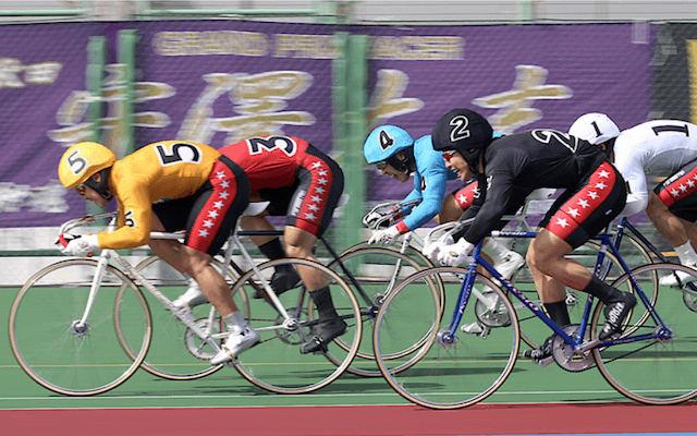 競輪7車立てレース　実践