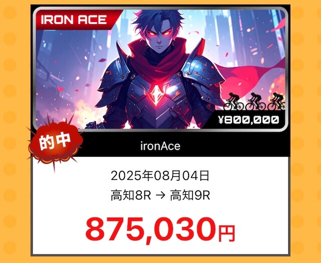 競輪HEROS　的中実績