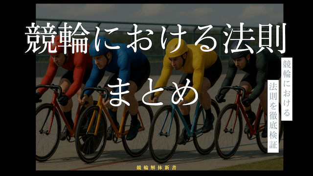 競輪における法則まとめ|“法則”は見つけるものではなく磨き続けるもの