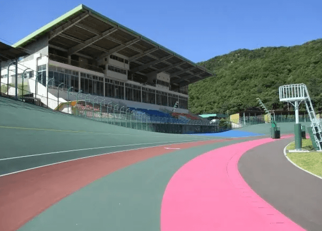防府競輪場の直線
